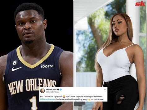 moriah mills and zion williamson|Zion Williamson drama with Moriah Mills is a common occurrence